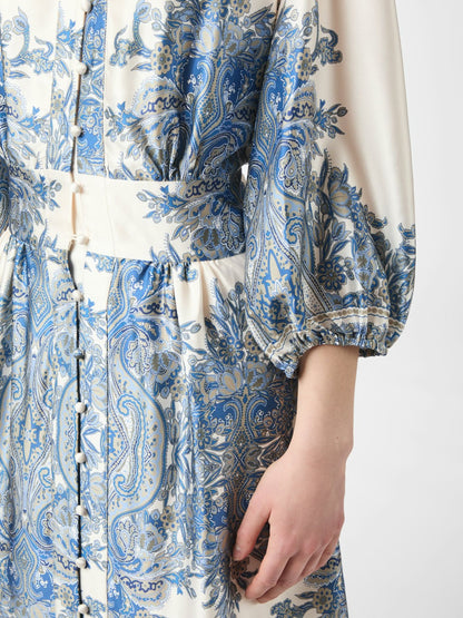 STELLAR PAISLEY BORDER DRESS