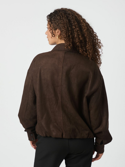 RUBBY FAUX SUEDE JACKET