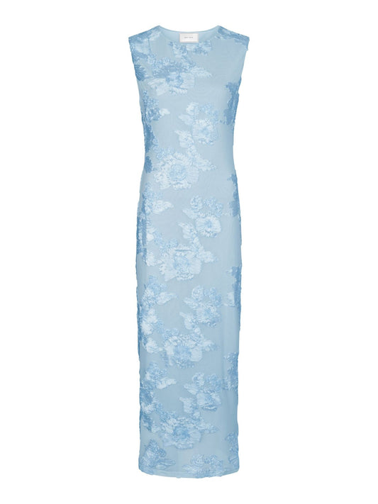 TIRANNA BIG FLOWER MESH DRESS