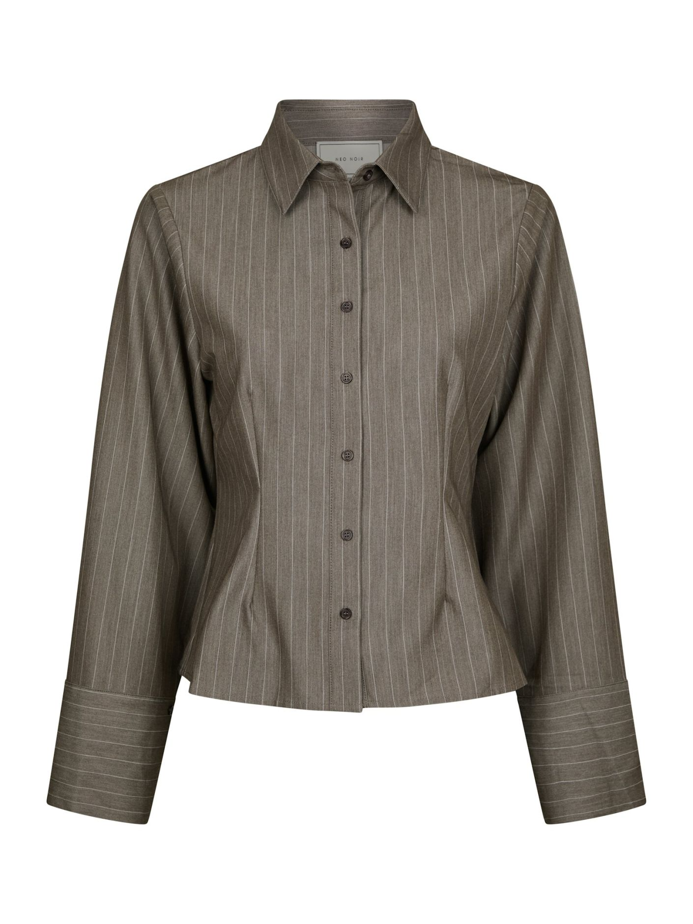 ROSA PINSTRIPE MELANGE SHIRT