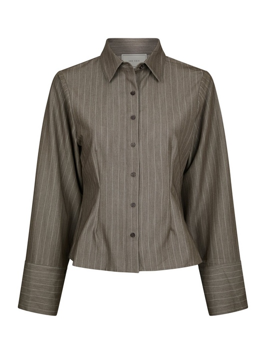 ROSA PINSTRIPE MELANGE SHIRT
