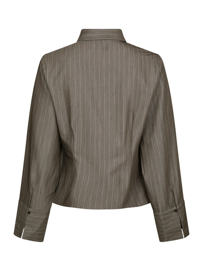 ROSA PINSTRIPE MELANGE SHIRT