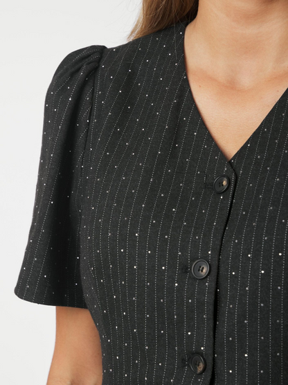 JULES B PINSTRIPE BLOUSE