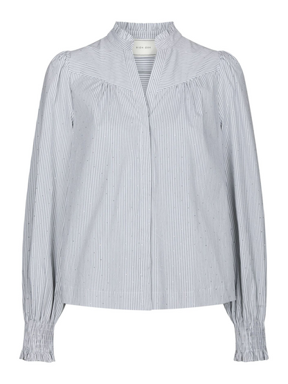 Neo_Noir-ASTRIDA STRIPE STONE BLOUSE