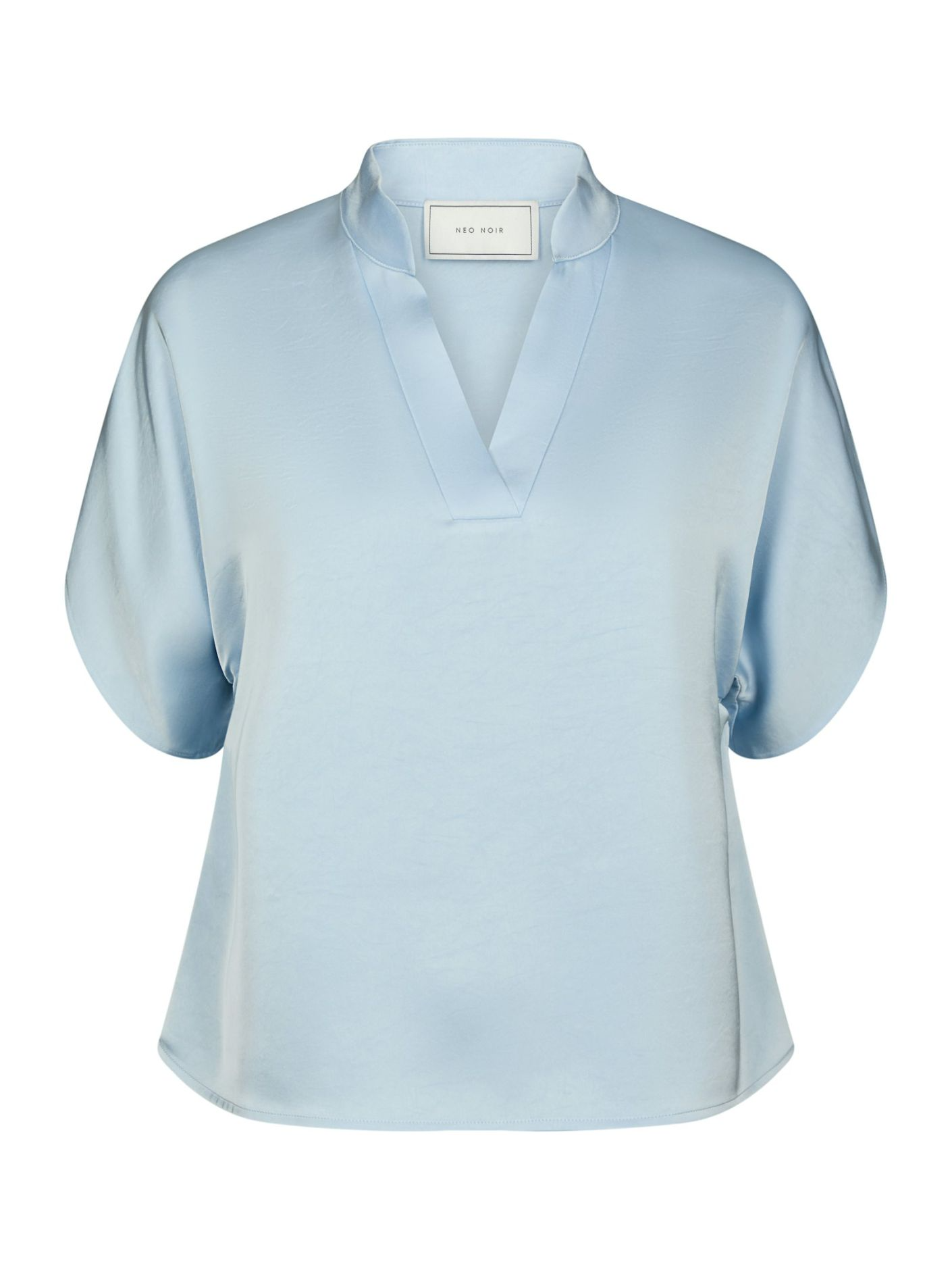 Neo_Noir-ANELLE HEAVY SATEEN BLOUSE