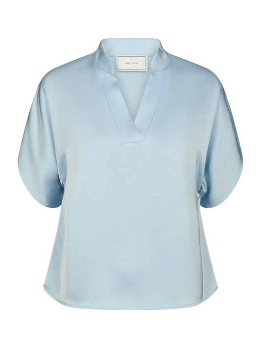 Neo_Noir-ANELLE HEAVY SATEEN BLOUSE