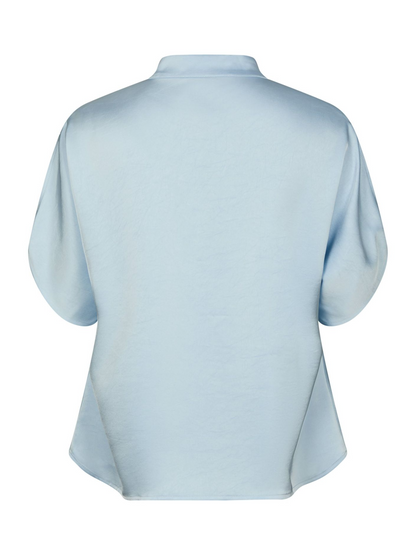 Neo_Noir-ANELLE HEAVY SATEEN BLOUSE