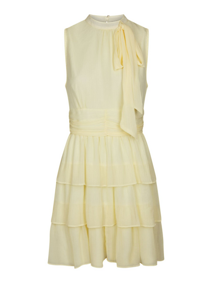 Neo_Noir-MAY SOLID CHIFFON DRESS