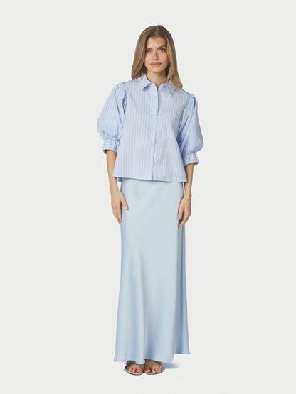 Neo_Noir-ETTA STRIPE STONE SHIRT