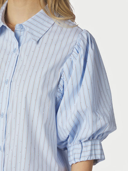 Neo_Noir-ETTA STRIPE STONE SHIRT
