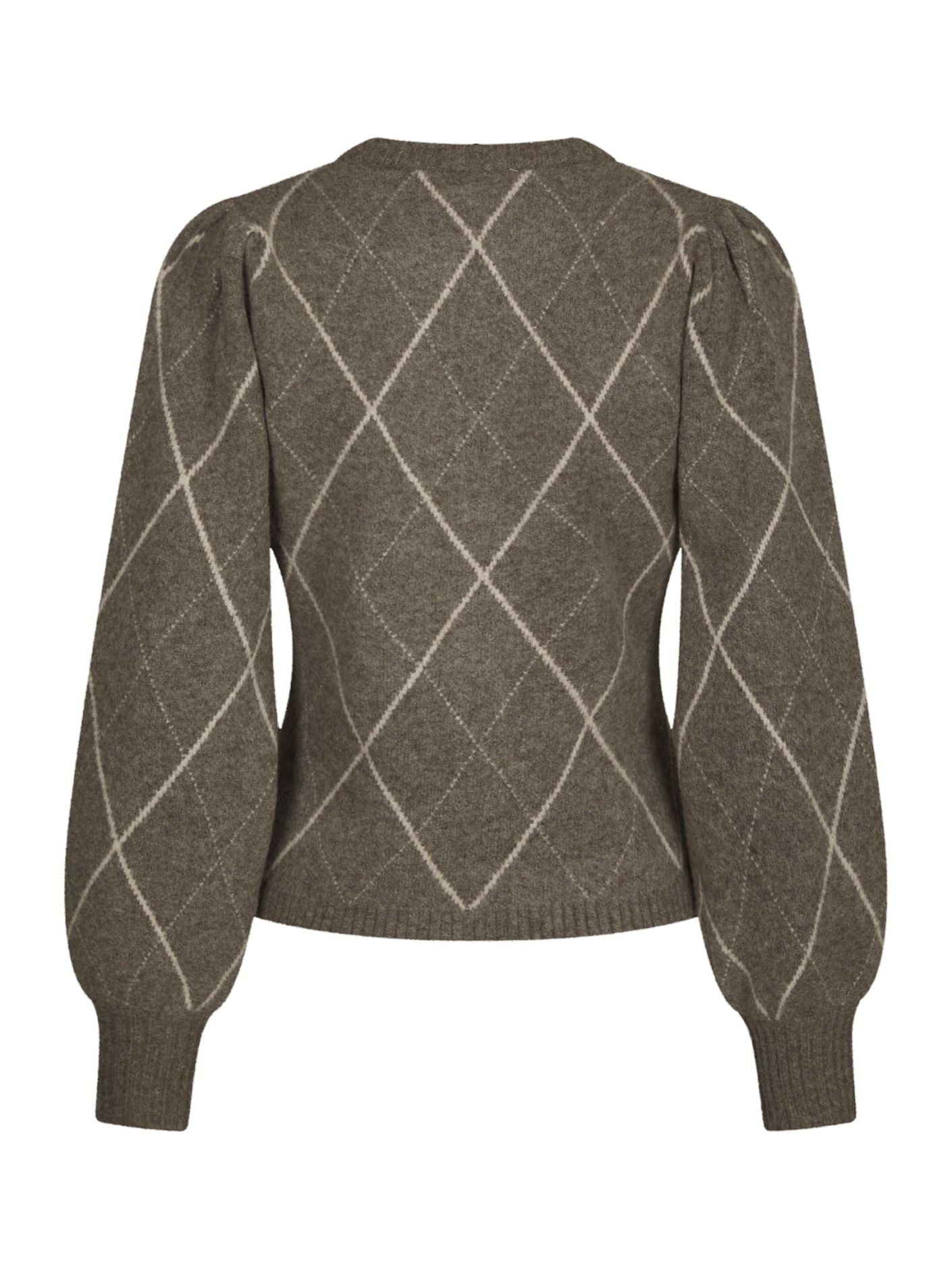 Neo_Noir-KOTEAS CHECK KNIT CARDIGAN