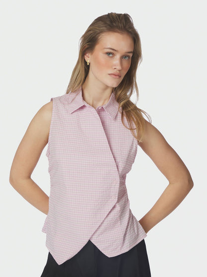 Neo_Noir-CELEST CHECK TOP