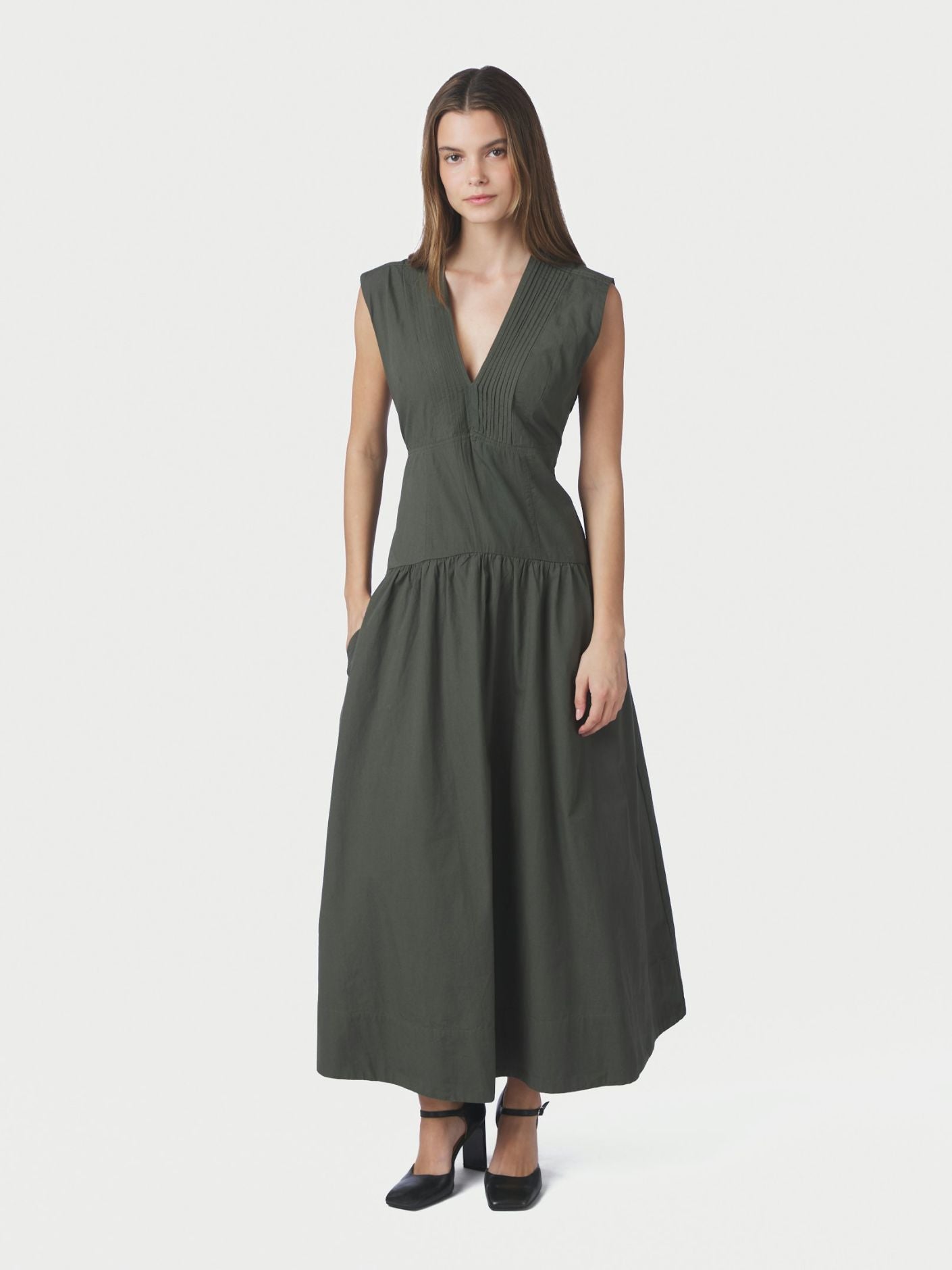 Neo_Noir-HALISE POPLIN DRESS
