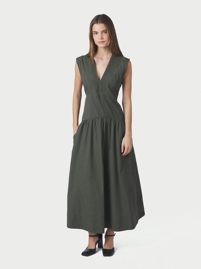 Neo_Noir-HALISE POPLIN DRESS