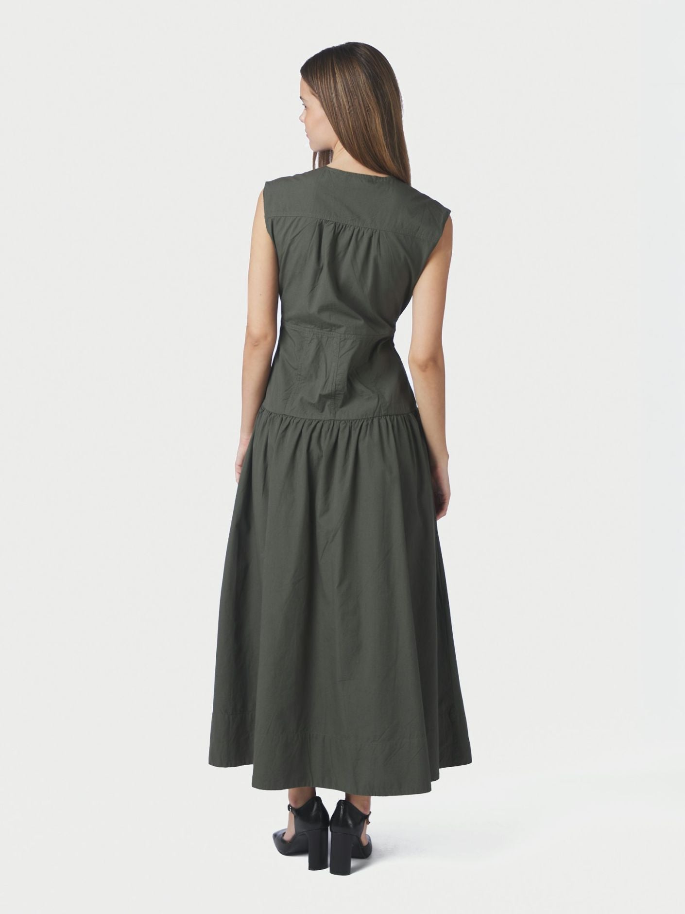 Neo_Noir-HALISE POPLIN DRESS