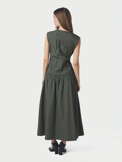 Neo_Noir-HALISE POPLIN DRESS