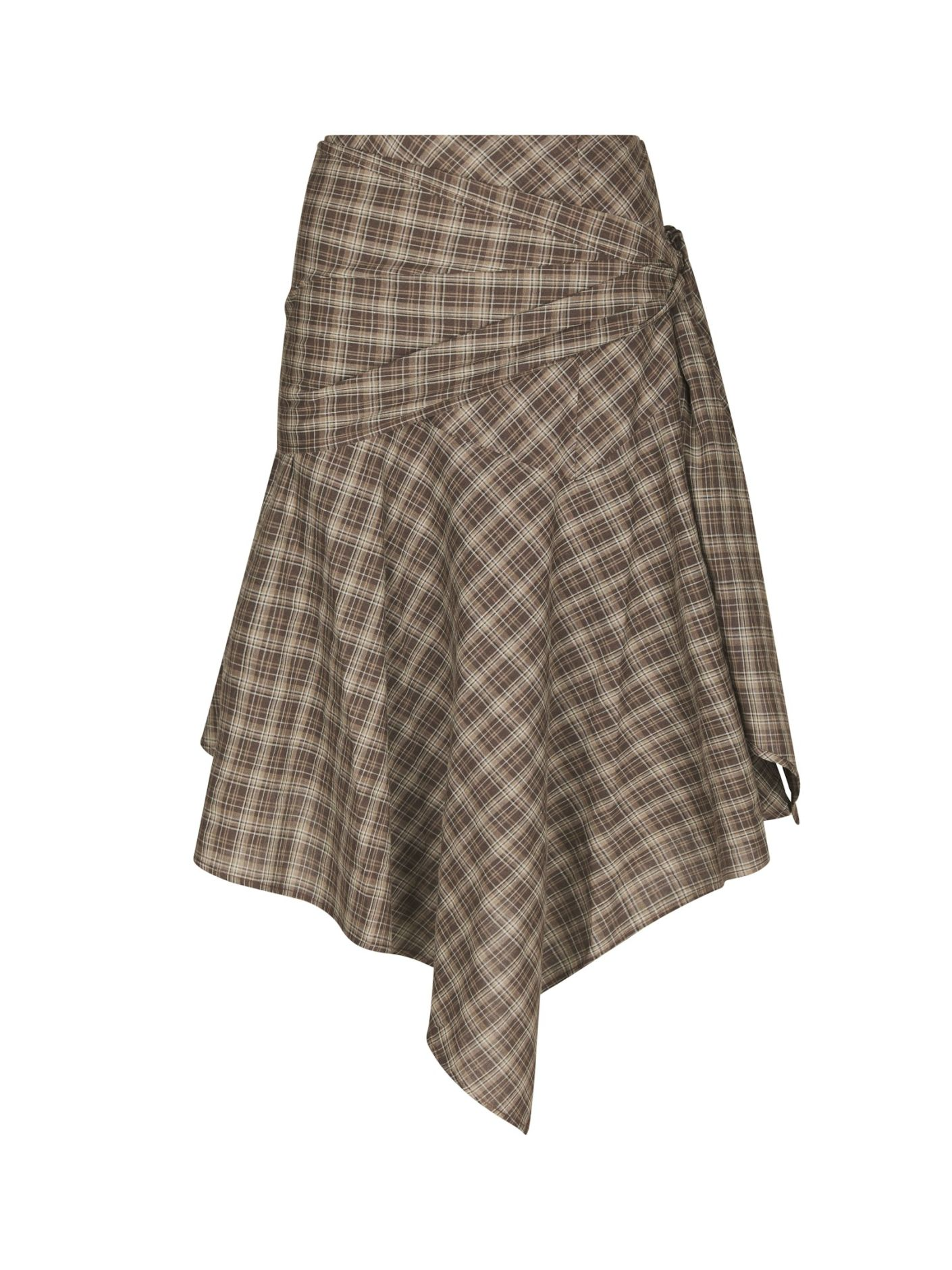 Neo_Noir-SABELLA CHECK SKIRT