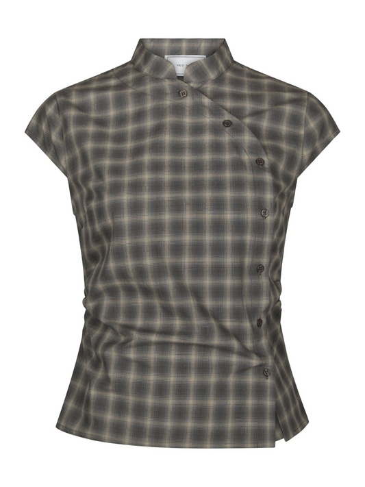 Neo_Noir-PASCALE CHECKED BLOUE