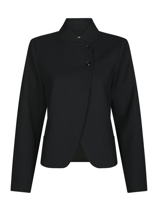 Neo_Noir-TIRIA SLIM PINSTRIPE BLAZER