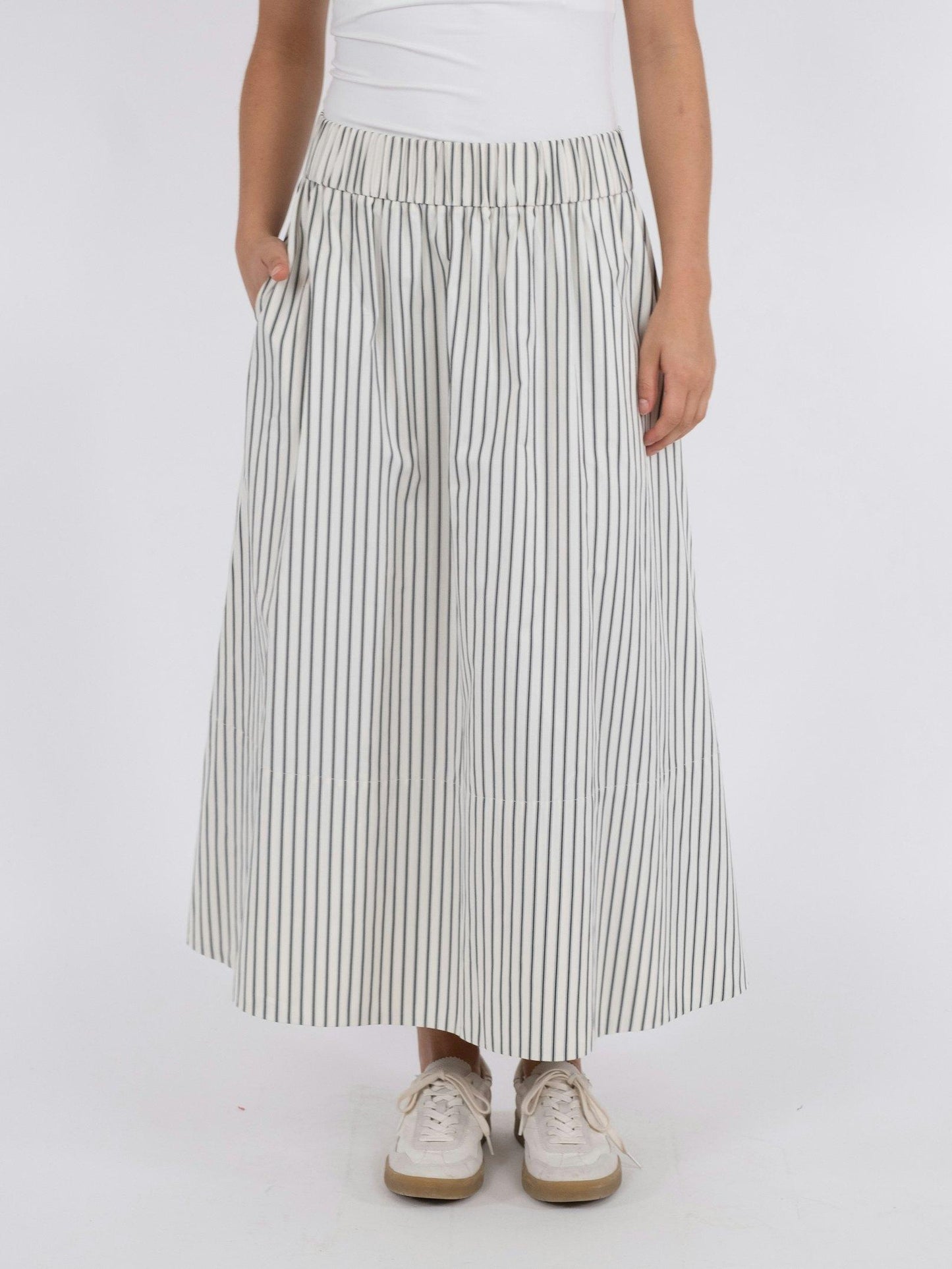 YARA LONG STRIPE SKIRT