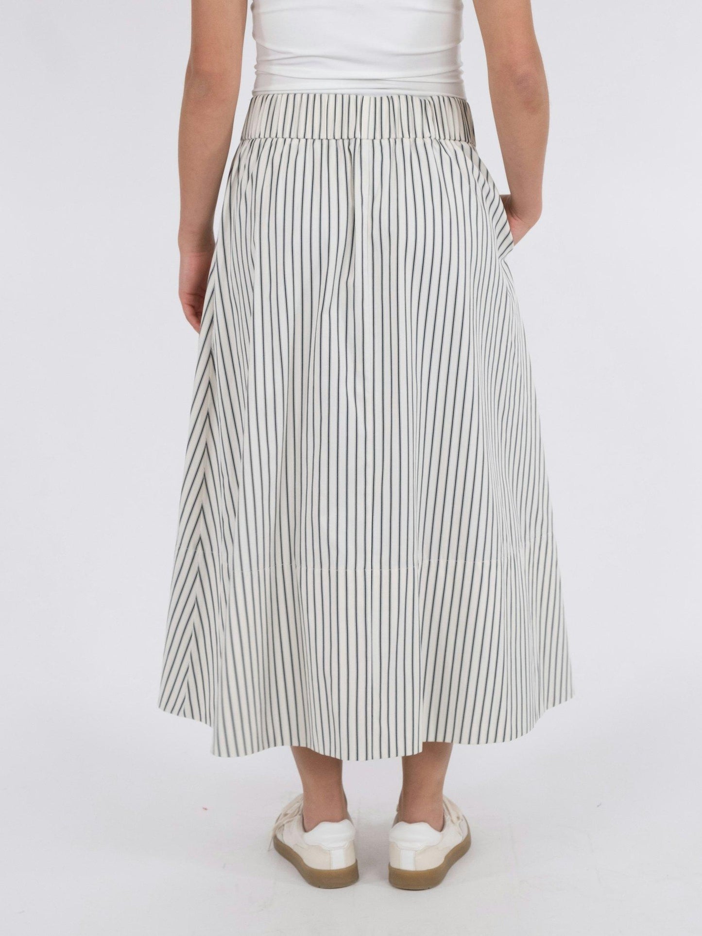 YARA LONG STRIPE SKIRT