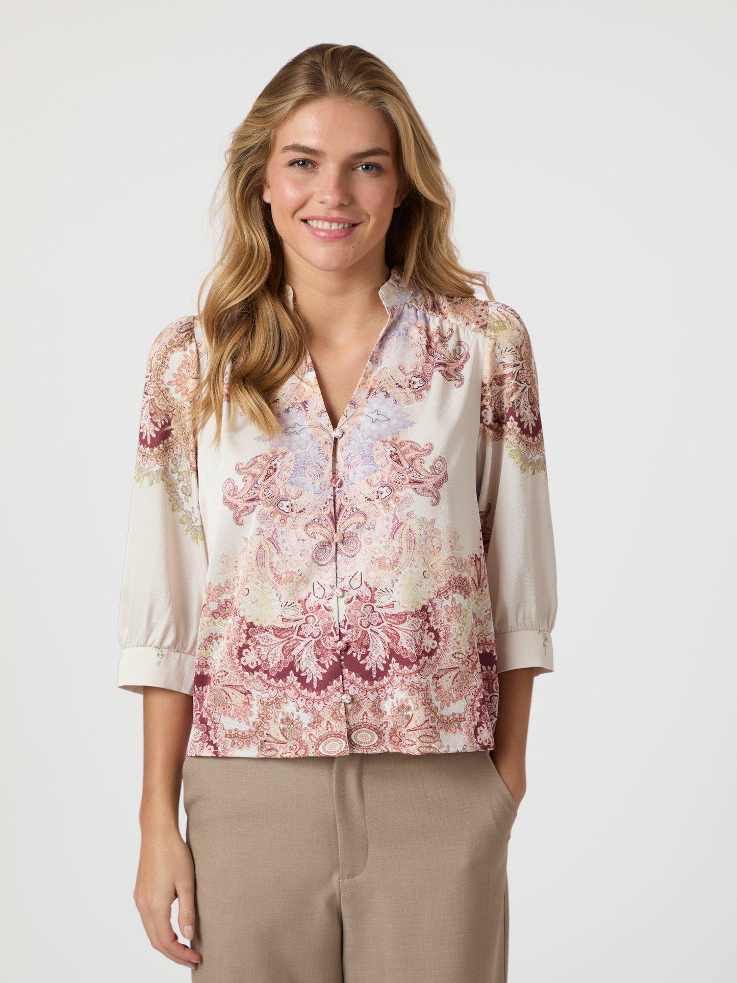 ROSELLE ARTIST PAISLEY BLOUSE