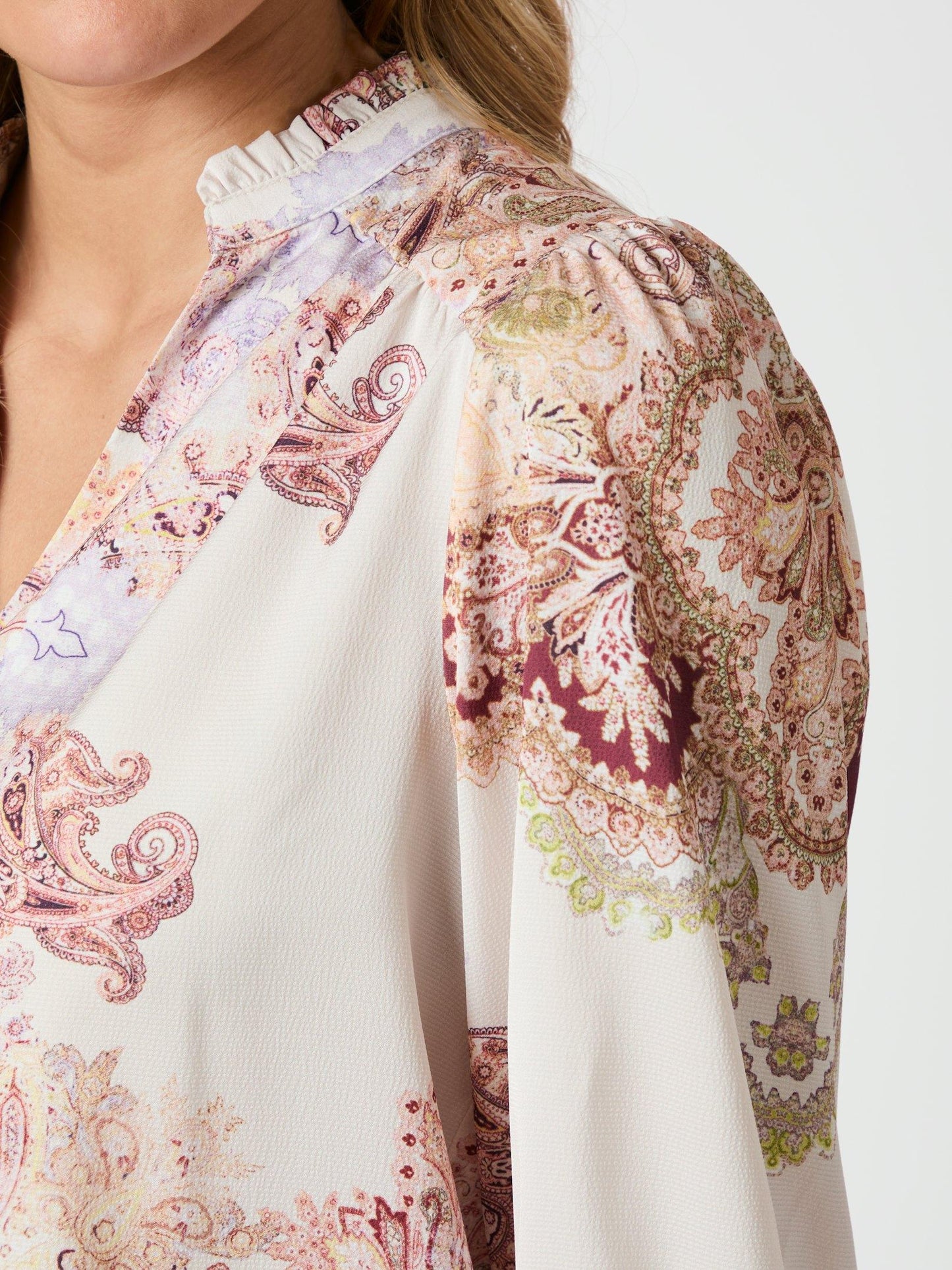 ROSELLE ARTIST PAISLEY BLOUSE