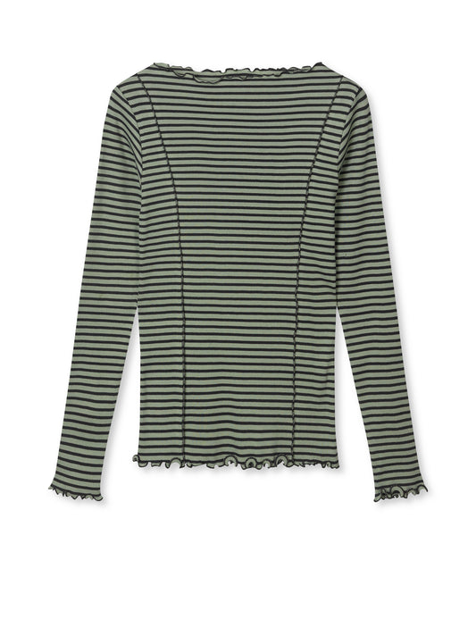 MADS NØRGAARD FEMALE-2X2 COTTON STRIPE SIRI TOP