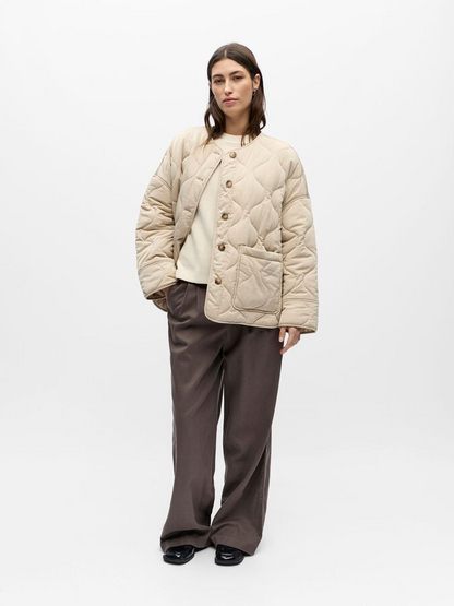 Object-OBJALLIE LS LO QUILTED JACKET