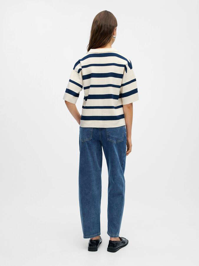OBJUTA S/S RE KNIT POLO 140