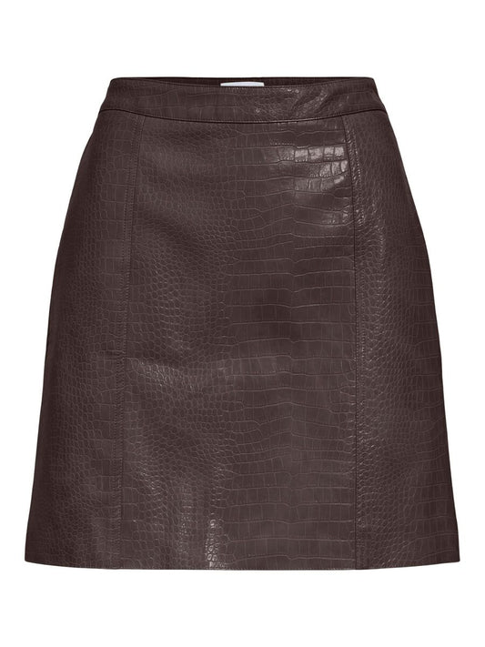 OBJEMIA HW SHORT CROC SKIRT