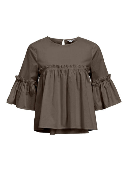 OBJIRA HOPE 3/4 O-NECK TOP
