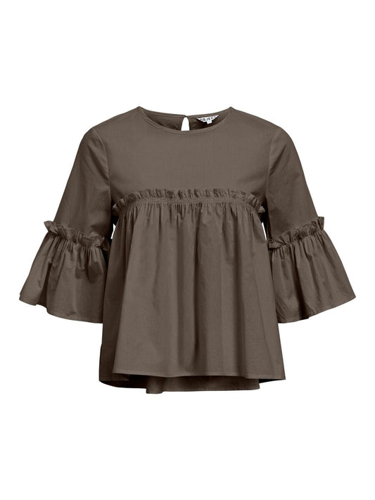 OBJIRA HOPE 3/4 O-NECK TOP