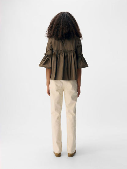 OBJIRA HOPE 3/4 O-NECK TOP