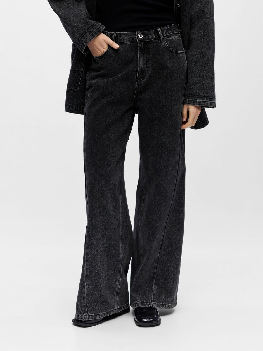 OBJMOJI BIRGIT WIDE JEANS