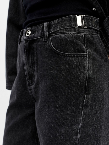 OBJMOJI BIRGIT WIDE JEANS