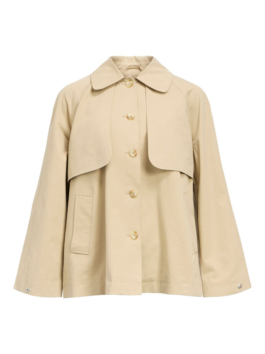 Object-OBJPAULA RE L/S TRENCH JACKET