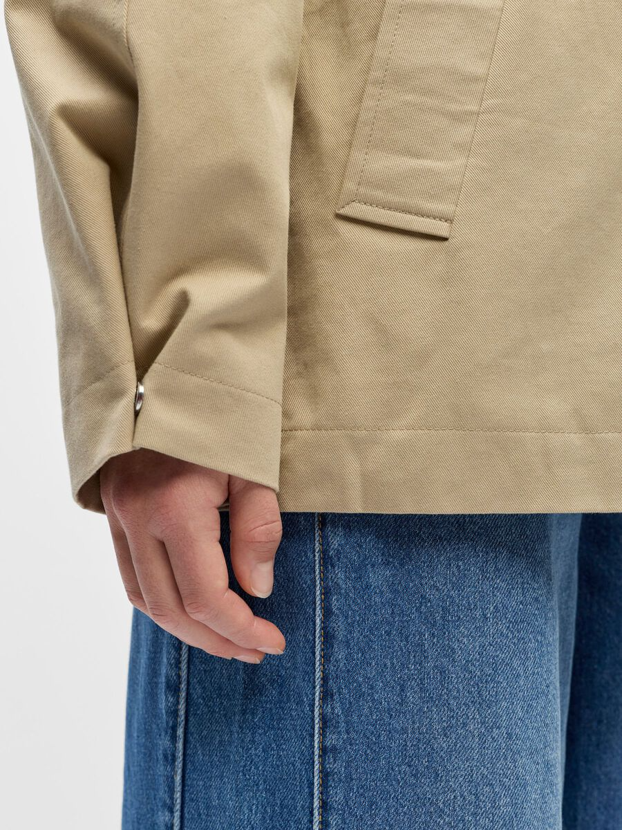 Object-OBJPAULA RE L/S TRENCH JACKET