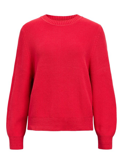 Object-OBJFLO L/S LO KNIT PULLOVER
