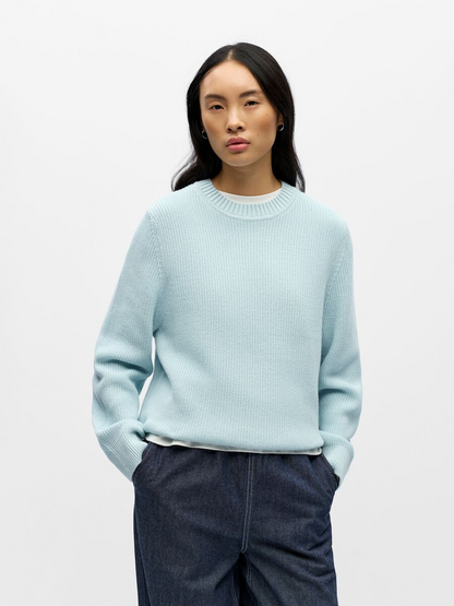 Object-OBJFLO L/S LO KNIT PULLOVER
