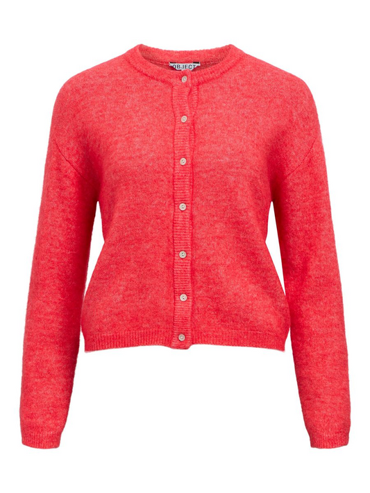 OBJAGATE L/S RE KNIT CARDIGAN