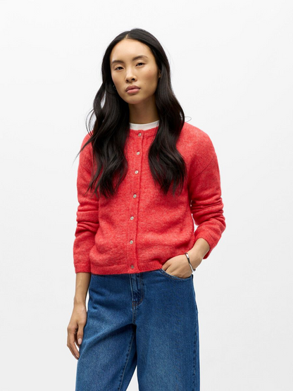 OBJAGATE L/S RE KNIT CARDIGAN