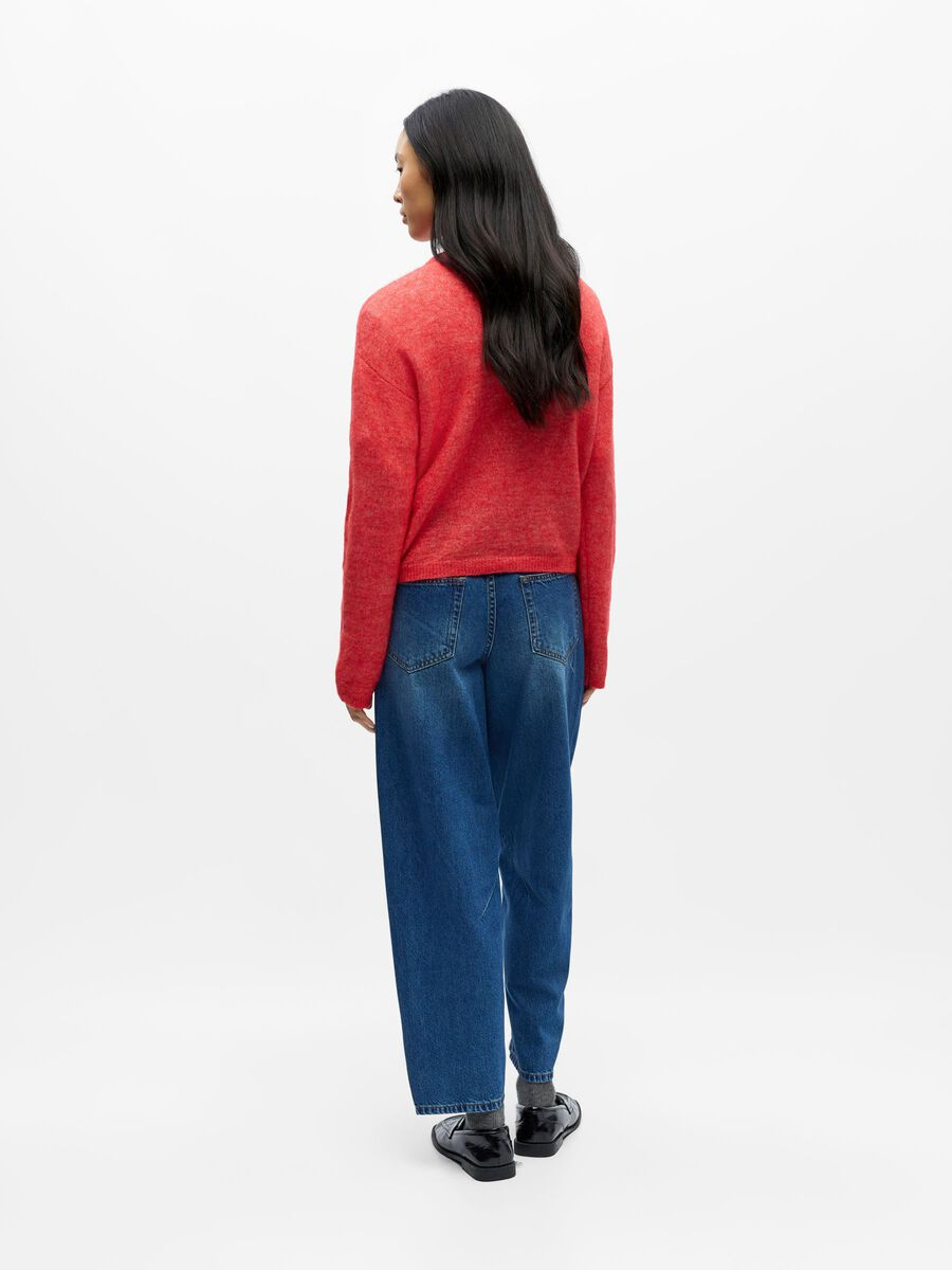 OBJAGATE L/S RE KNIT CARDIGAN