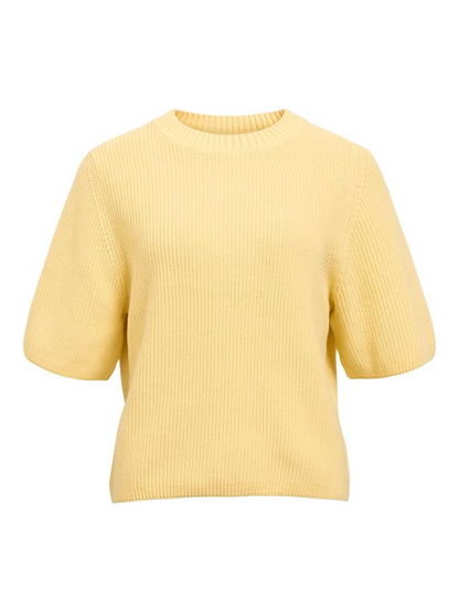 Object-OBJFLO S/S RE KNIT PULLOVER