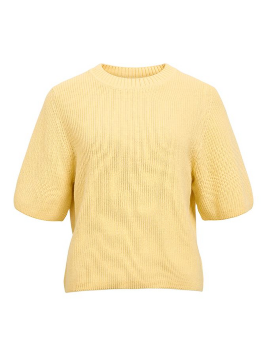 Object-OBJFLO S/S RE KNIT PULLOVER