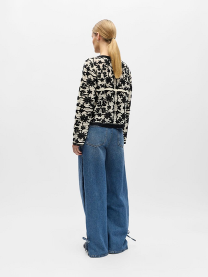 Object-OBJCARI L/S CARDIGAN