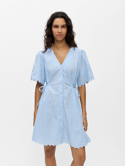 Object-OBJBERRA S/S SHORT DRESS