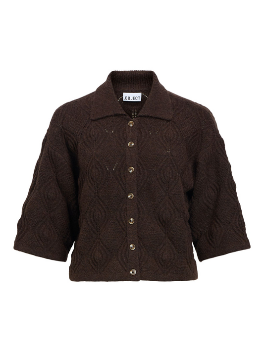 Object-OBJKAISA FLORA 3/4 LO KNIT