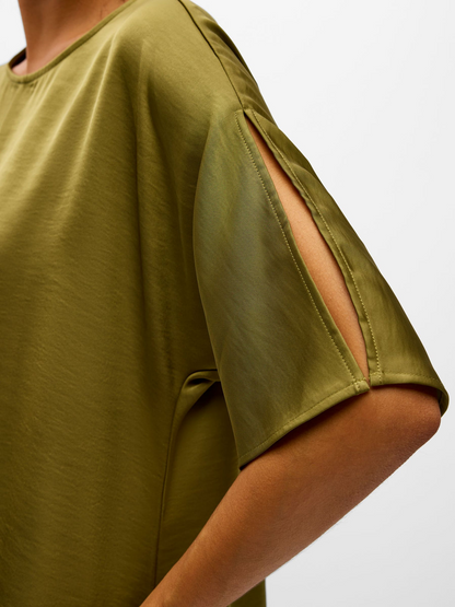 Object-OBJCHILLI S/S ASYMMETRIC SLIT