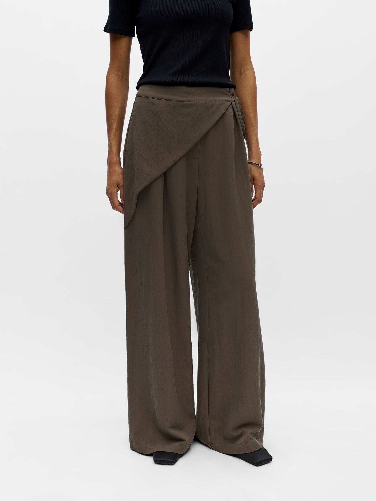 Object-OBJSAGA MW WRAP PANTS